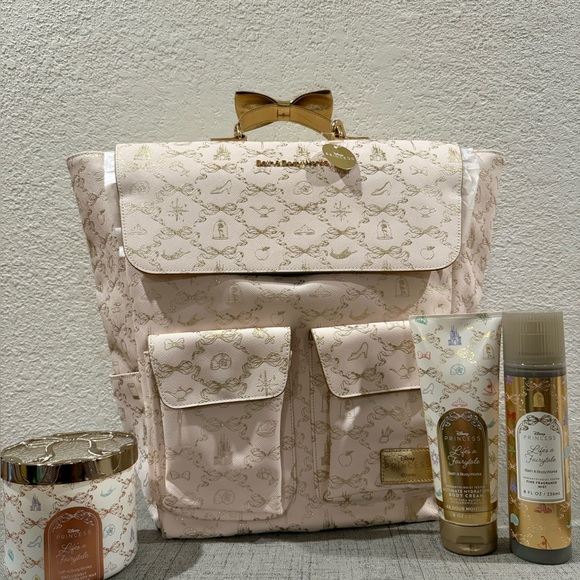 Bath & Body Works Other - Bath & Body Works Disney Princess Backpack, Candle and Body Care Bundle NWT